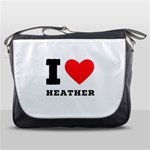 I love heather Messenger Bag Front