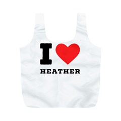 I Love Heather Full Print Recycle Bag (m) by ilovewhateva