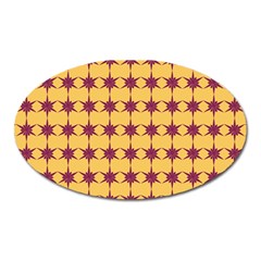 Pattern 141 Oval Magnet by GardenOfOphir