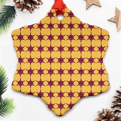 Pattern 141 Snowflake Ornament (two Sides) by GardenOfOphir