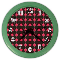 Pattern 143 Color Wall Clock by GardenOfOphir