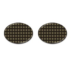 Pattern 144 Cufflinks (oval) by GardenOfOphir