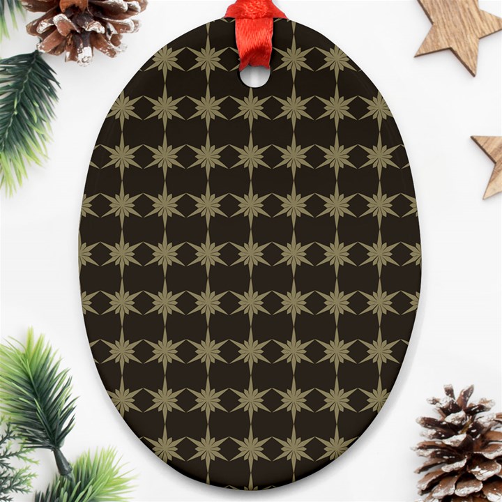 Pattern 144 Oval Ornament (Two Sides)