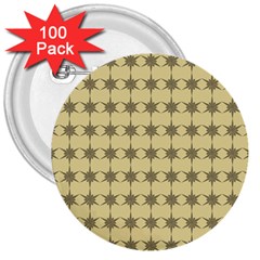 Pattern 145 3  Buttons (100 pack) 