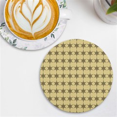 Pattern 145 Uv Print Round Tile Coaster by GardenOfOphir