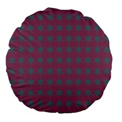 Pattern 148 Large 18  Premium Flano Round Cushions by GardenOfOphir