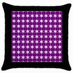 Pattern 154 Throw Pillow Case (black) by GardenOfOphir