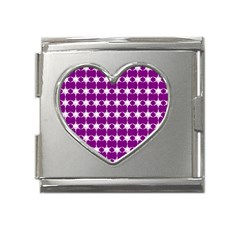 Pattern 154 Mega Link Heart Italian Charm (18mm) by GardenOfOphir