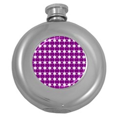 Pattern 154 Round Hip Flask (5 Oz) by GardenOfOphir