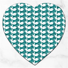 Pattern 157 Jigsaw Puzzle (heart) by GardenOfOphir