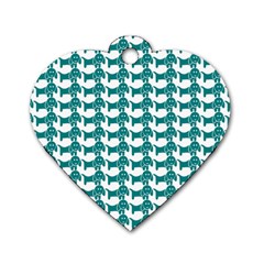 Pattern 157 Dog Tag Heart (two Sides) by GardenOfOphir