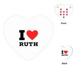 I love ruth Playing Cards Single Design (Heart) Front