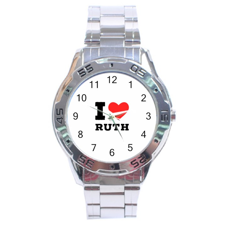 I love ruth Stainless Steel Analogue Watch