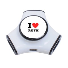 I Love Ruth 3-port Usb Hub by ilovewhateva