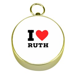 I Love Ruth Gold Compasses by ilovewhateva