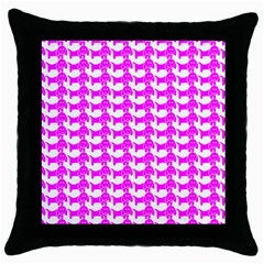 Pattern 159 Throw Pillow Case (black) by GardenOfOphir