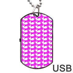 Pattern 159 Dog Tag Usb Flash (two Sides) by GardenOfOphir