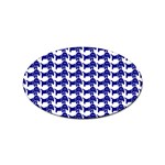 Pattern 158 Sticker Oval (100 pack) Front