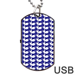 Pattern 158 Dog Tag USB Flash (Two Sides)