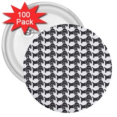 Pattern 160 3  Buttons (100 Pack)  by GardenOfOphir