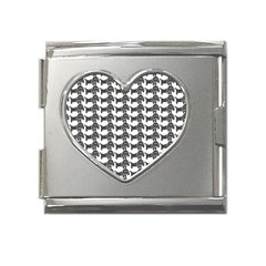 Pattern 160 Mega Link Heart Italian Charm (18mm) by GardenOfOphir