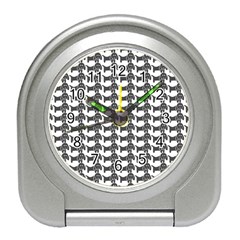 Pattern 160 Travel Alarm Clock by GardenOfOphir