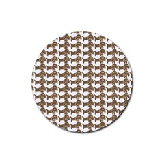 Pattern 161 Rubber Round Coaster (4 Pack) by GardenOfOphir