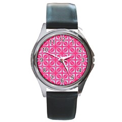 Pattern 164 Round Metal Watch by GardenOfOphir