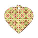 Pattern 165 Dog Tag Heart (One Side) Front