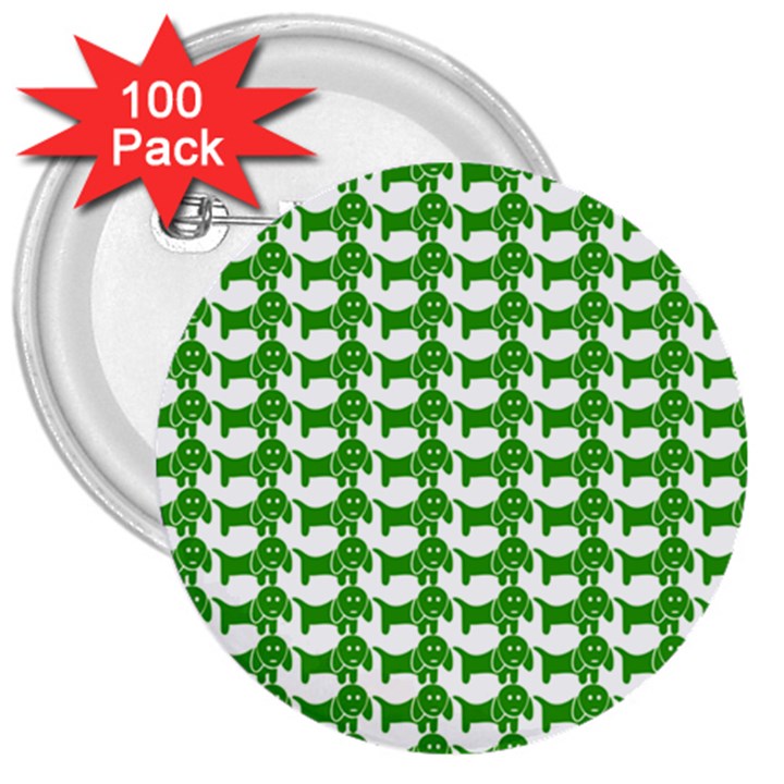 Pattern 163 3  Buttons (100 pack) 