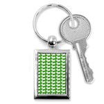 Pattern 163 Key Chain (Rectangle) Front