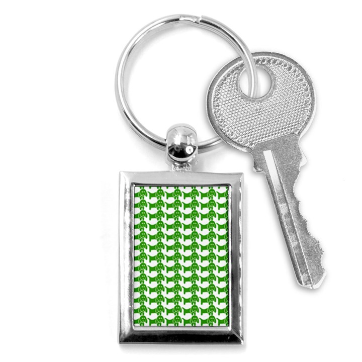 Pattern 163 Key Chain (Rectangle)