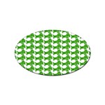 Pattern 163 Sticker Oval (10 pack) Front