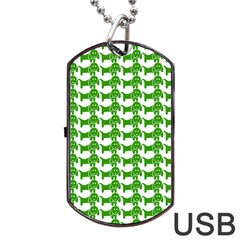 Pattern 163 Dog Tag Usb Flash (one Side) by GardenOfOphir