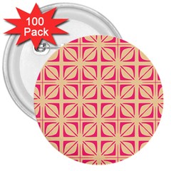 Pattern 166 3  Buttons (100 Pack)  by GardenOfOphir