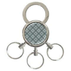 Pattern 167 3-ring Key Chain by GardenOfOphir