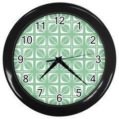 Pattern 168 Wall Clock (black) by GardenOfOphir