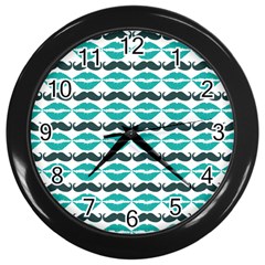 Pattern 171 Wall Clock (black) by GardenOfOphir