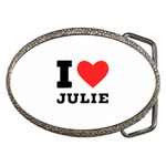 I love julie Belt Buckles Front