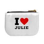 I love julie Mini Coin Purse Back