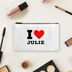 I Love Julie Cosmetic Bag (small) by ilovewhateva