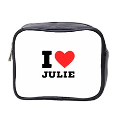 I Love Julie Mini Toiletries Bag (two Sides) by ilovewhateva