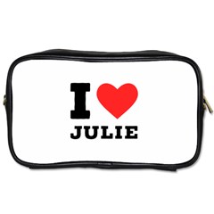 I Love Julie Toiletries Bag (two Sides) by ilovewhateva