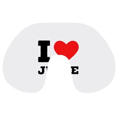 I Love Julie Travel Neck Pillow by ilovewhateva