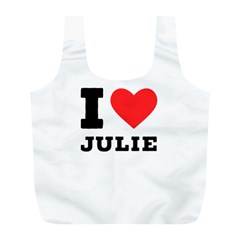 I Love Julie Full Print Recycle Bag (l) by ilovewhateva