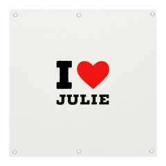 I Love Julie Banner And Sign 3  X 3  by ilovewhateva