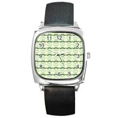 Pattern 173 Square Metal Watch by GardenOfOphir