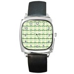 Pattern 173 Square Metal Watch Front