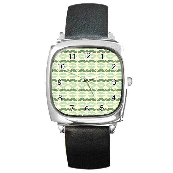 Pattern 173 Square Metal Watch