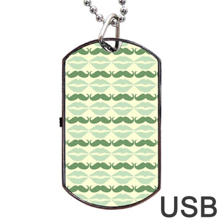 Pattern 173 Dog Tag USB Flash (Two Sides)